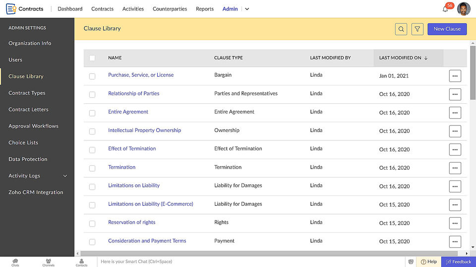 Zoho Contracts screenshot 4