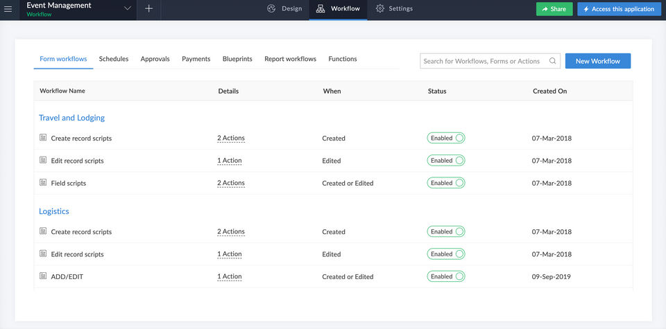 Zoho Creator screenshot 2