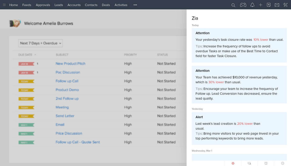 Zoho CRM screenshot 3