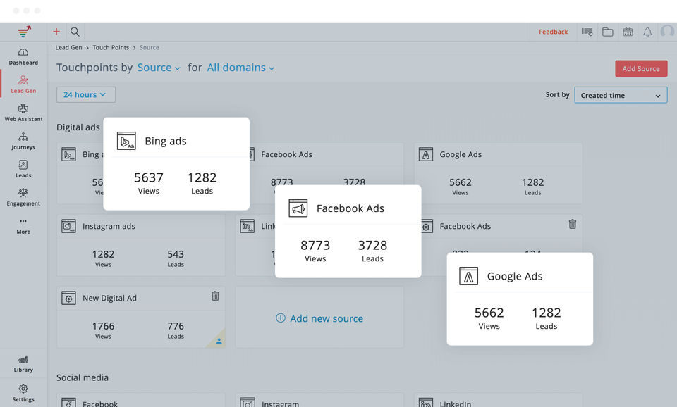 Zoho MarketingHub screenshot