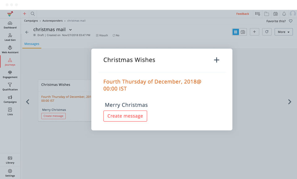 Zoho MarketingHub screenshot