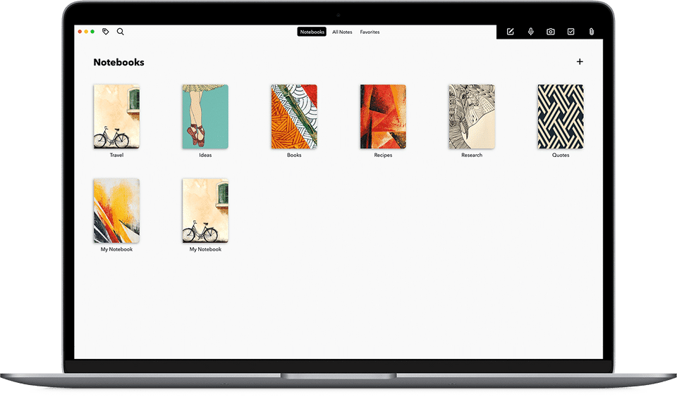 Zoho Notebook screenshot