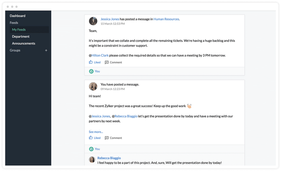 Zoho People screenshot 2