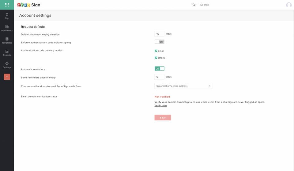 Zoho Sign screenshot 3