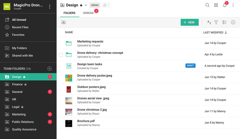 Zoho WorkDrive screenshot 2