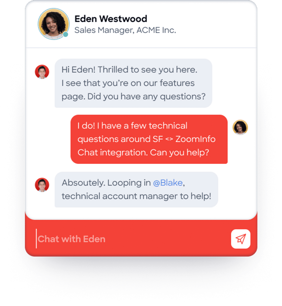 ZoomInfo Chat screenshot 1