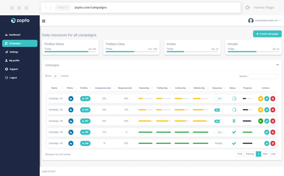 Zopto screenshot 3