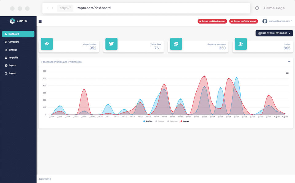 Zopto screenshot 2