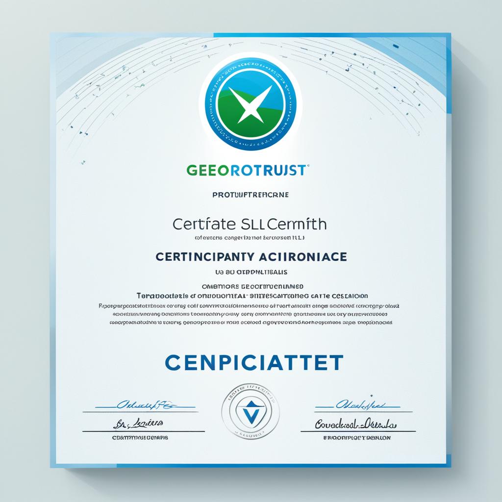 GeoTrust SSL Certificate