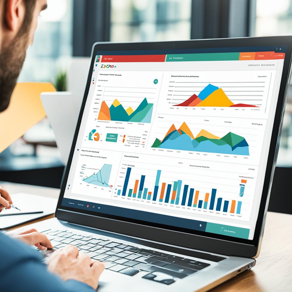 Zoho Analytics financial analysis software