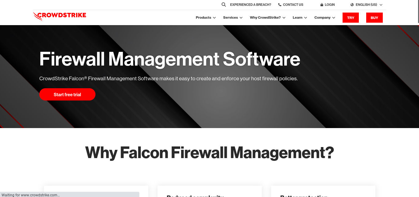 CrowdStrike Falcon Firewall Management