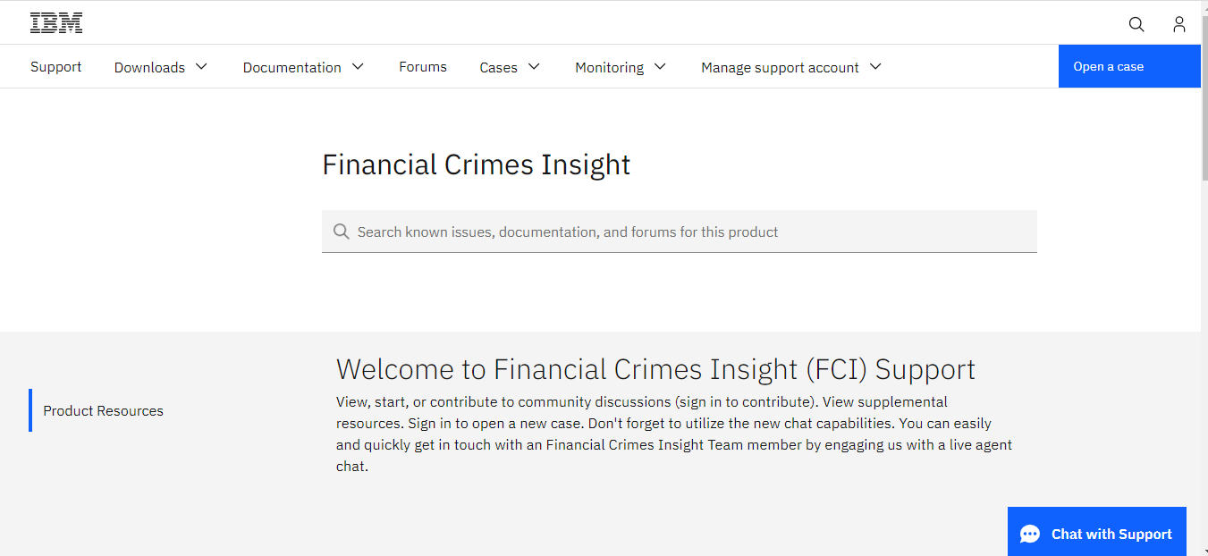                                                  IBM Financial Crimes Insight