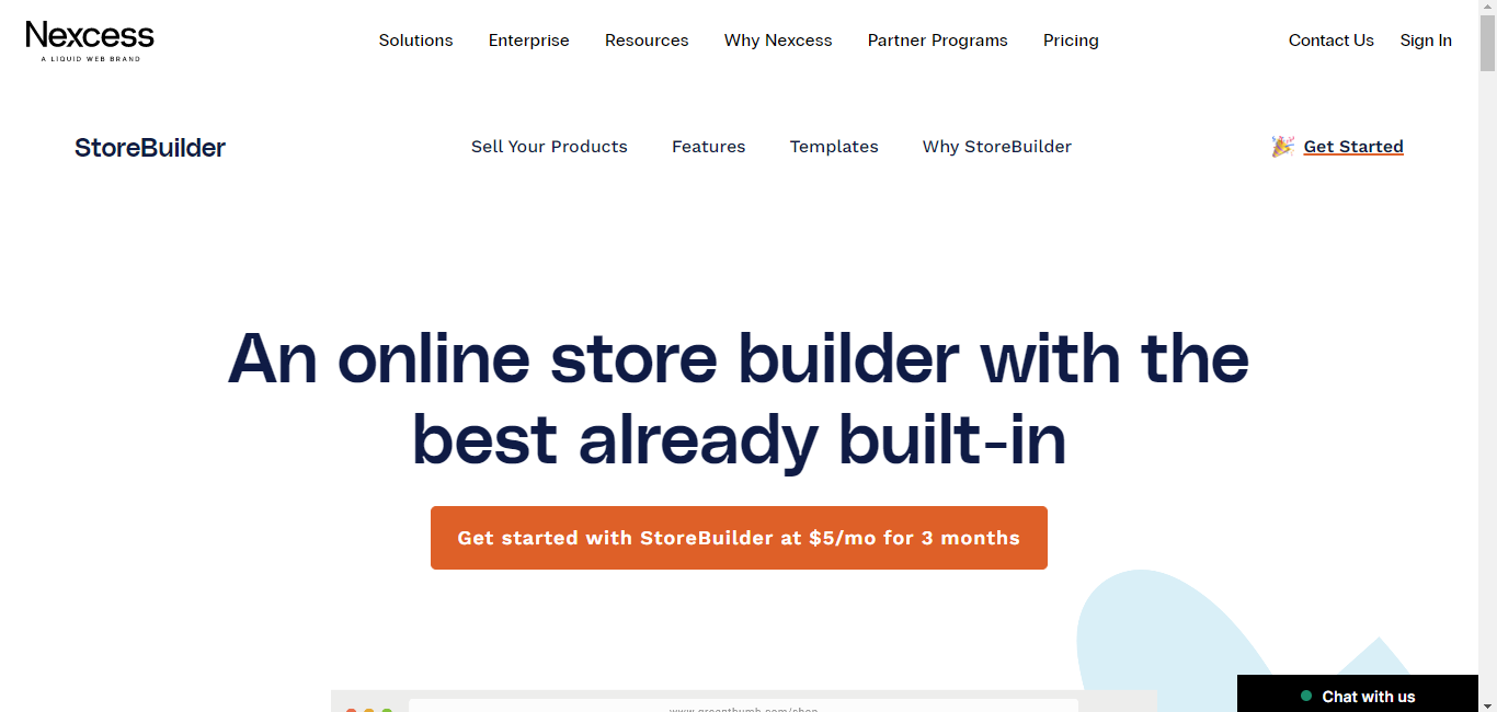 StoreBuilder by Nexcess.net open source ecommerce platform 