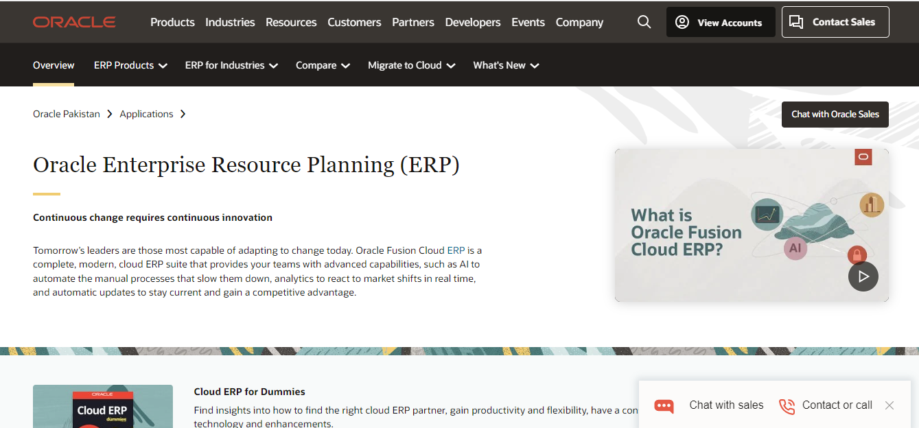                                                                     Oracle ERP Cloud