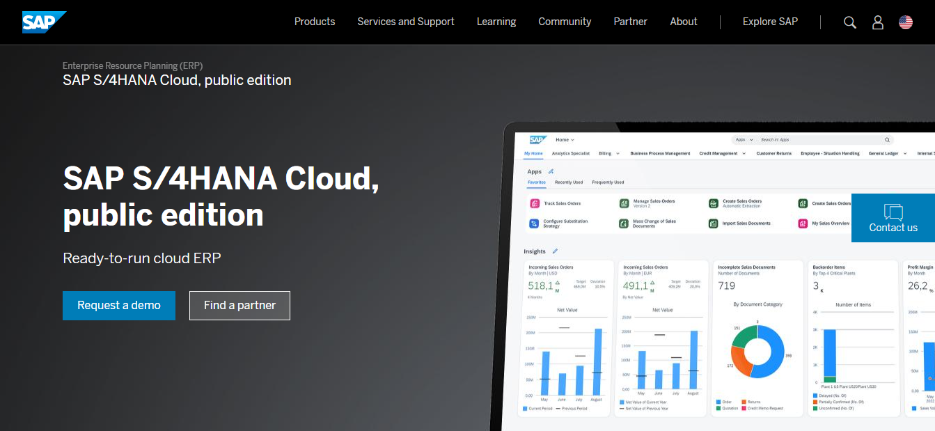                                                                SAP S/4HANA Cloud