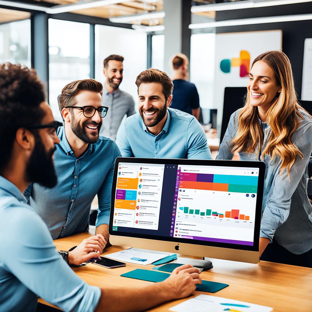 Slack team messaging app
